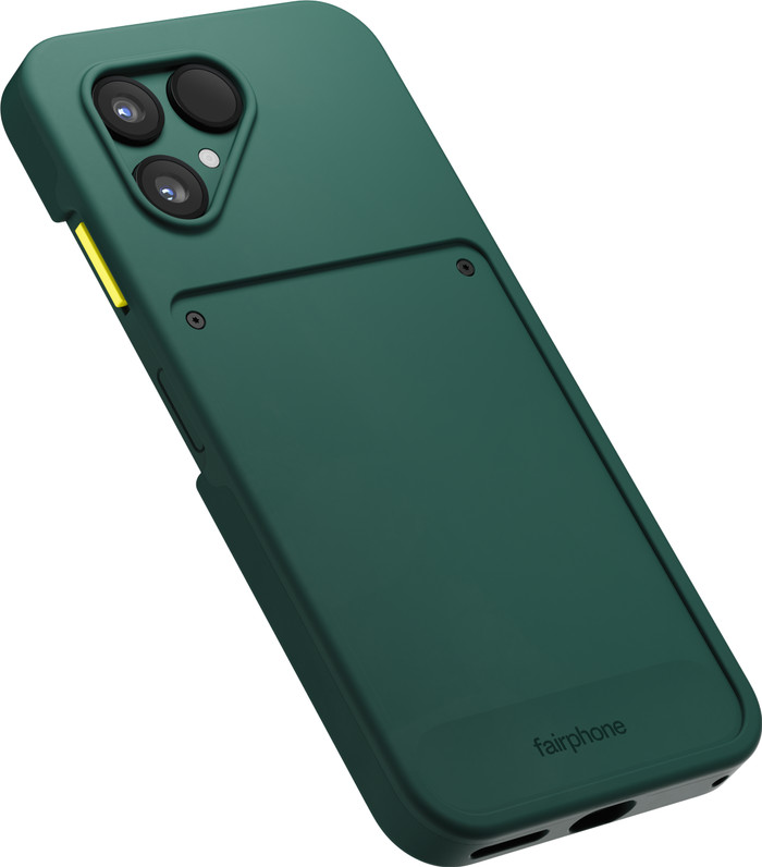 Fairphone 6 256GB Groen 5G + Fairphone 6 Protective Back Cover Groen achterkant