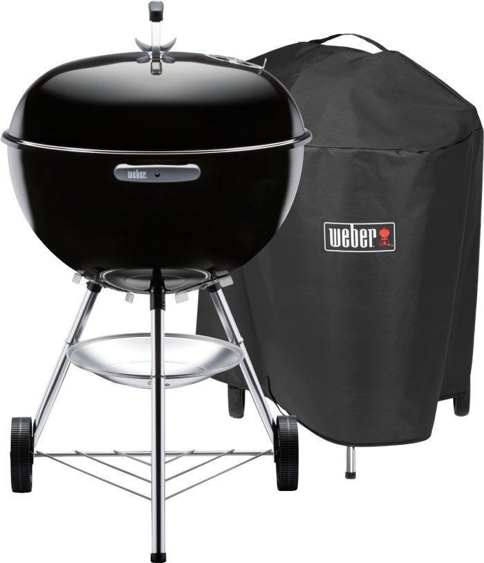 Weber Bar-B Kettle 57 cm Zwart + Weber Premium Hoes 57 centimeter Main Image