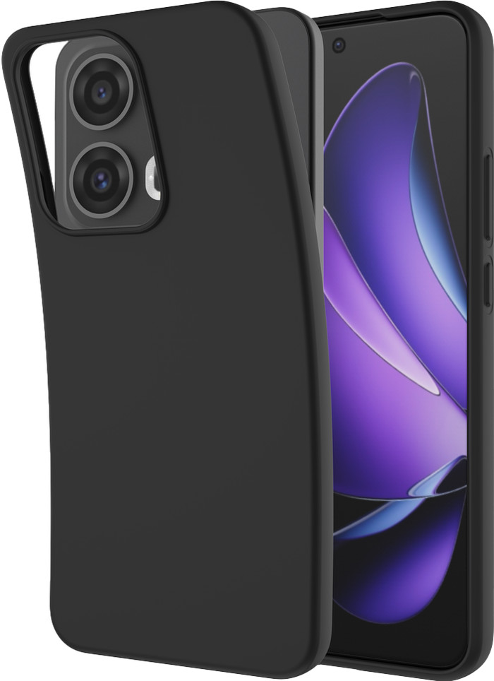 Just in Case Soft Design OPPO Reno 13 Pro Back Cover Black front