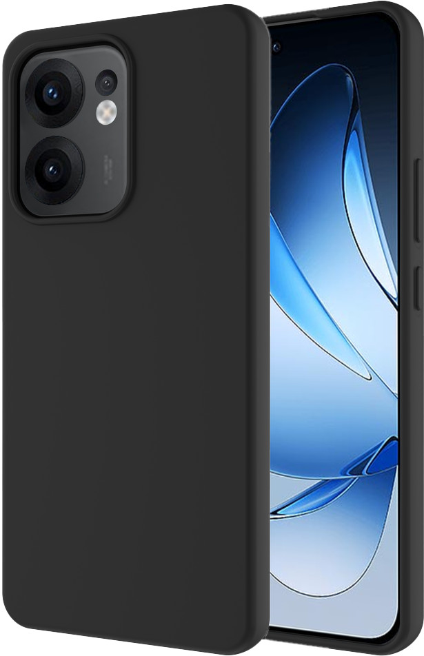 Just in Case Soft Design OPPO Reno 13 Pro F 4G/5G Back Cover Black front