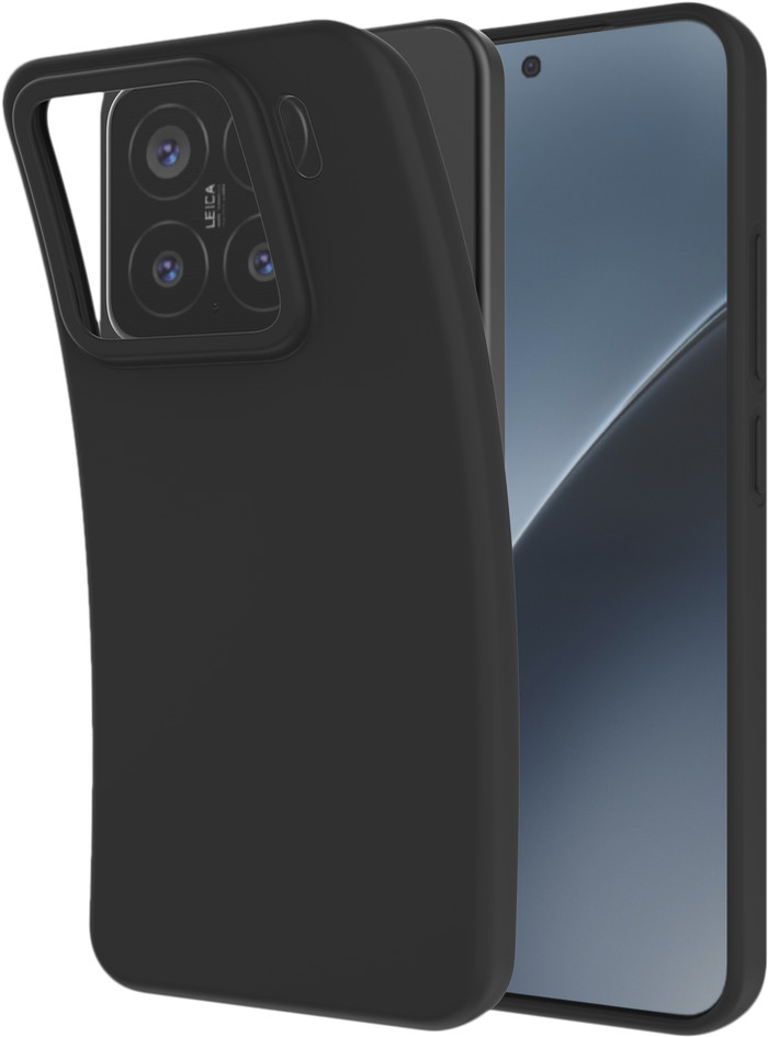 Just in Case Soft Design Xiaomi 15 Back Cover Noir avant