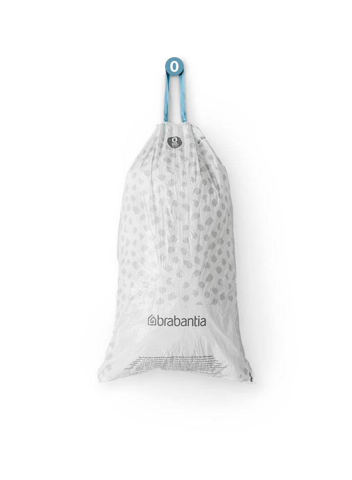 Brabantia Bo Touch Bin 2 x 30 Liter Rvs Fingerprint Proof + Vuilniszakken (120 stuks) voorkant