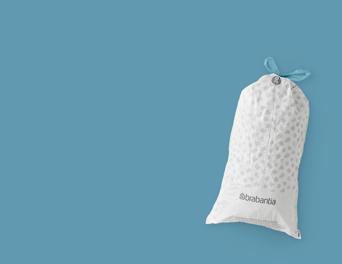 Brabantia Bo Touch Bin 2 x 30 Liter Rvs Fingerprint Proof + Vuilniszakken (120 stuks) voorkant
