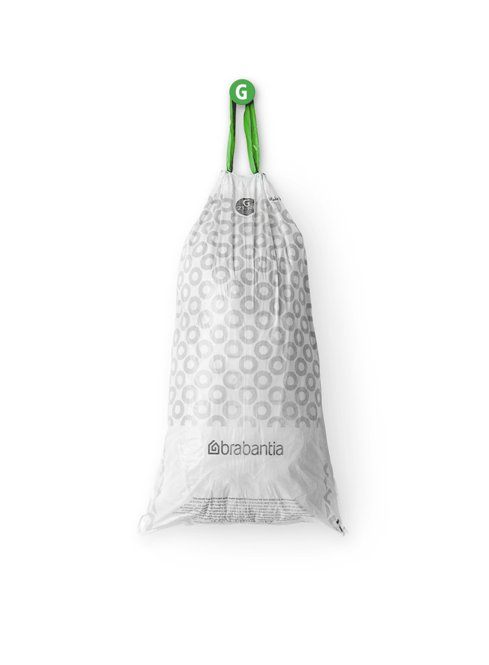 Brabantia Touch Bin 30 Liter Matt Steel Fingerprint Proof + Vuilniszakken (120 stuks) binnenkant