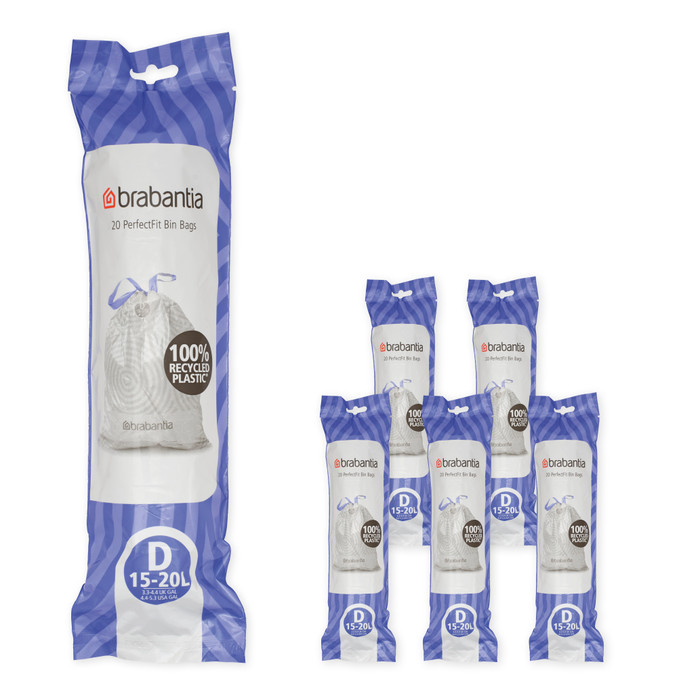 Brabantia Vuilniszakken Code D - 15-20 Liter (120 stuks) Main Image