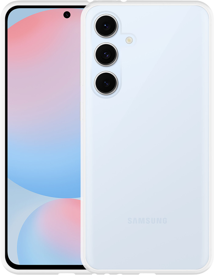 Just in Case Soft Design Samsung Galaxy S24 FE Back Cover Transparant linkerkant