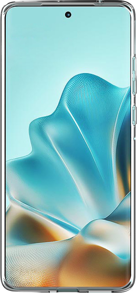 Just in Case Soft Design Motorola Edge 60 Fusion Back Cover Transparent front