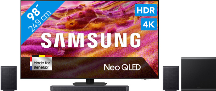Samsung 98" Neo QLED QN90F 4K (2025) + Samsung HW-Q990F (2025) Main Image