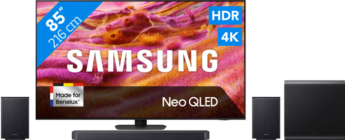 Samsung 85 inches Neo QLED QN90F 4K (2025) + Samsung HW-Q990F (2025) Main Image