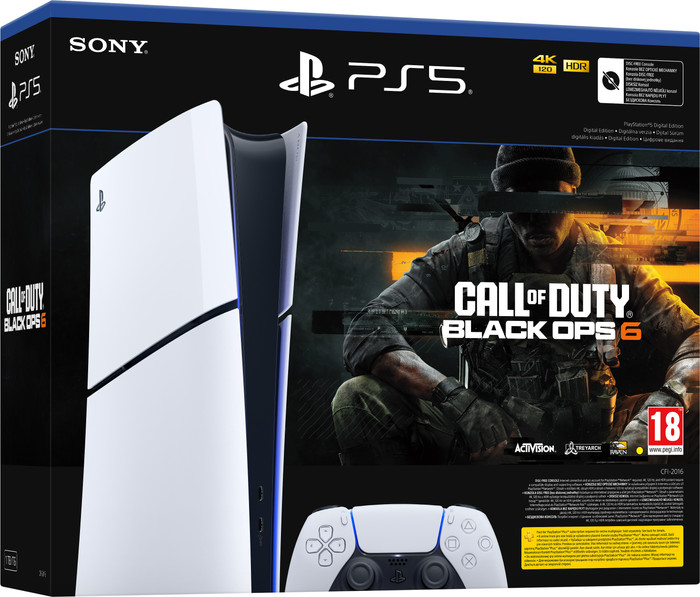 PlayStation 5 Slim Digital Edition + Call of Duty: Black Ops 6 Main Image