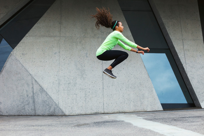 JBL Endurance Zone White product in use