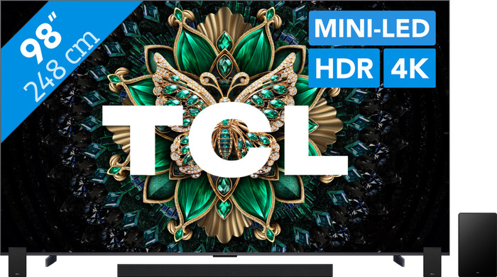 TCL 98 inches QD Mini-LED C61K 4K (2025) + TCL Q85H PRO Main Image