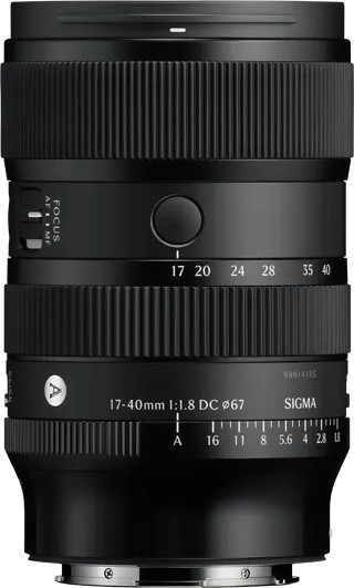 Sigma 17-40mm f/1.8 DC Art Sony E-mount Main Image