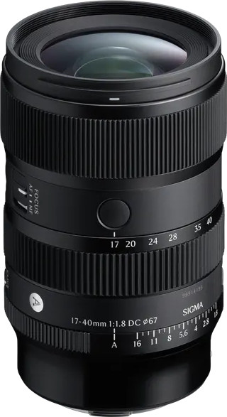 Sigma 17-40mm f/1.8 DC Art Sony E-mount top