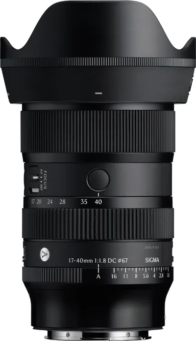 Sigma 17-40mm f/1.8 DC Art Canon RF-mount front