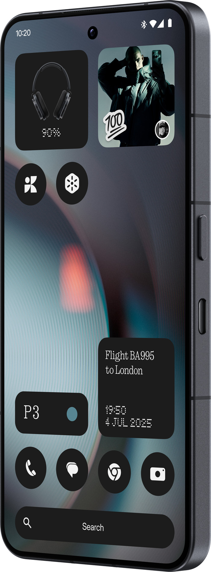 Nothing Phone (3) 512GB Zwart 5G + Accessoirepakket voorkant