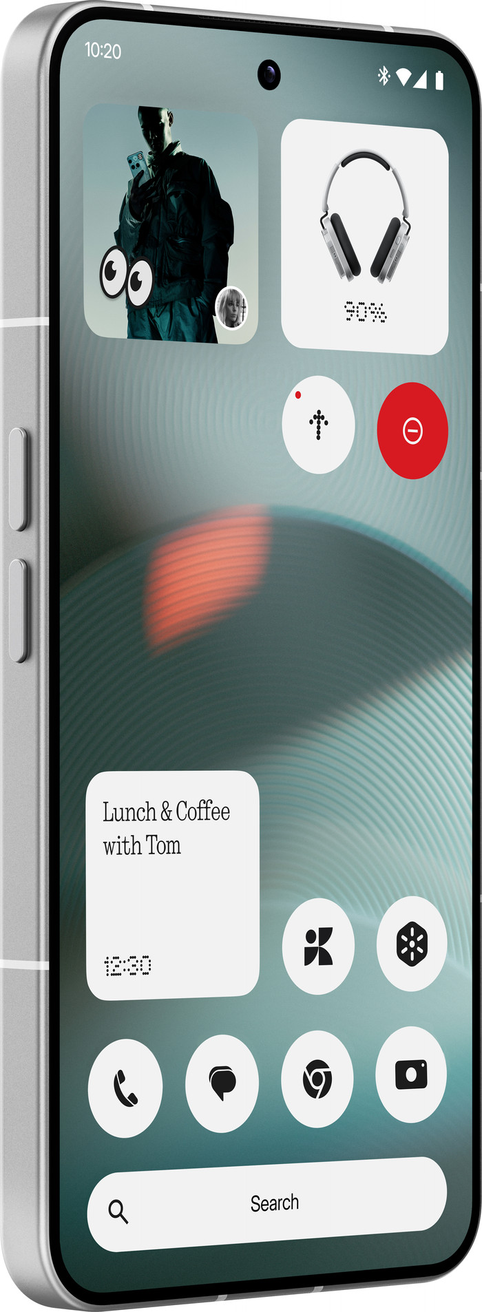 Nothing Phone (3) 512GB Wit 5G + BlueBuilt Oplader met Usb C Poort 45W Wit voorkant