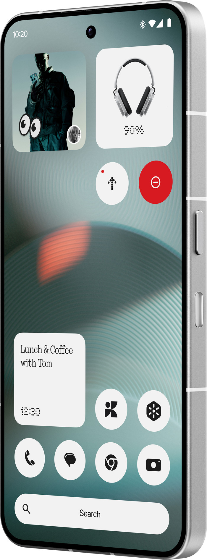 Nothing Phone (3) 512GB Wit 5G + BlueBuilt Oplader met Usb C Poort 45W Wit voorkant