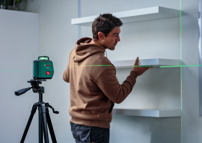 Bosch PLL360-15G Set product in gebruik