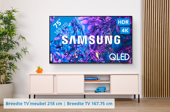 Samsung QLED 4K 75Q70D (2024) visual Coolblue 1
