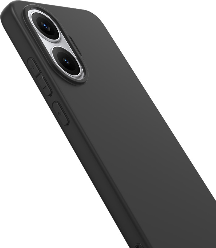 Just in Case Soft Design POCO F7 Back Cover Zwart onderkant