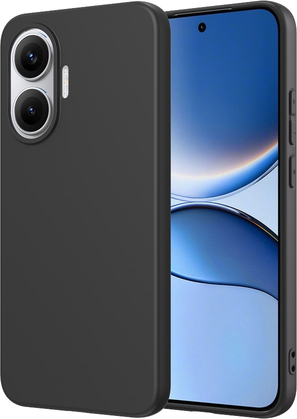 Just in Case Soft Design POCO F7 Back Cover Zwart samengesteld product