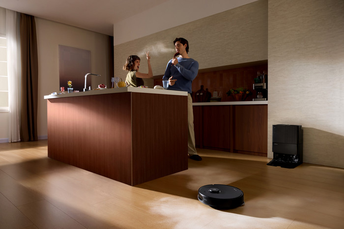 Roborock Qrevo Edge 5V1 Black product in gebruik