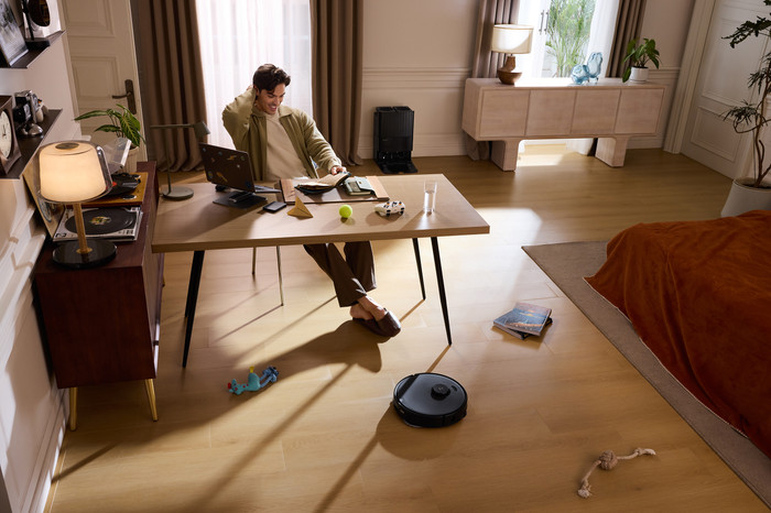 Roborock Qrevo Edge 5V1 Black product in gebruik