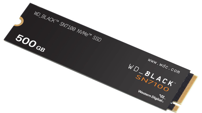 WD Black SN7100 500GB NVMe SSD voorkant