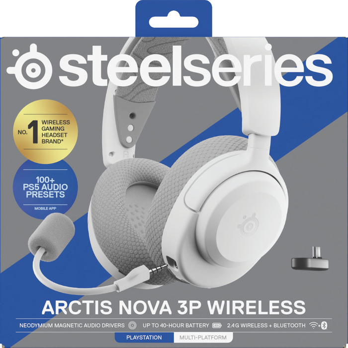 SteelSeries Arctis Nova 3P Wit verpakking