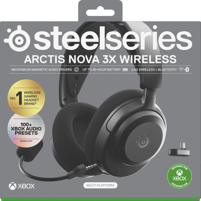 SteelSeries Arctis Nova 3X Black packaging