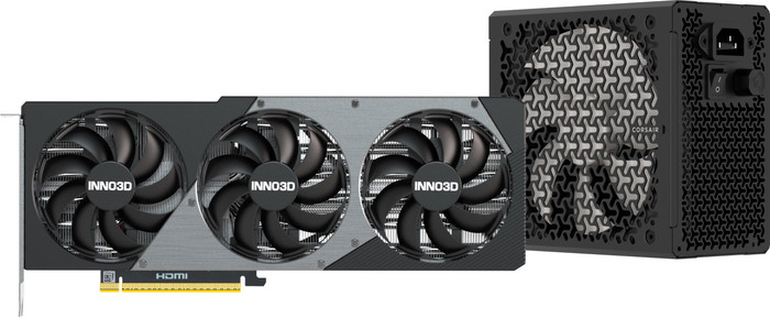 INNO3D GeForce RTX 5070 TWIN X2 12GB + Corsair RM850x Main Image