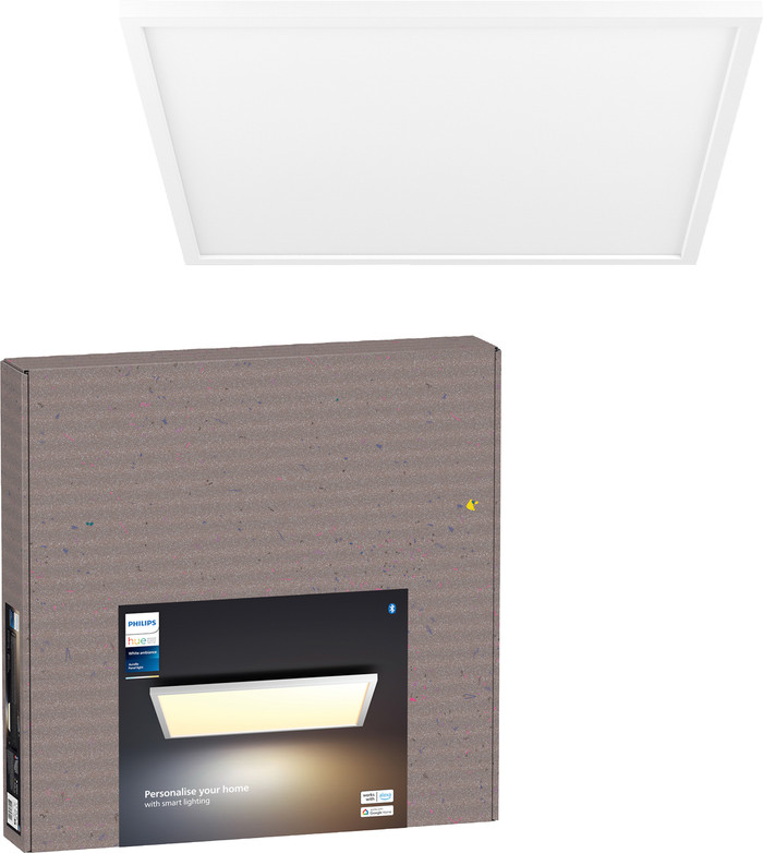 Philips Hue Aurelle White Ambiance Square Large White packaging