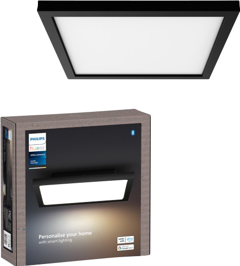 Philips Hue Aurelle White Ambiance Square Small Black packaging