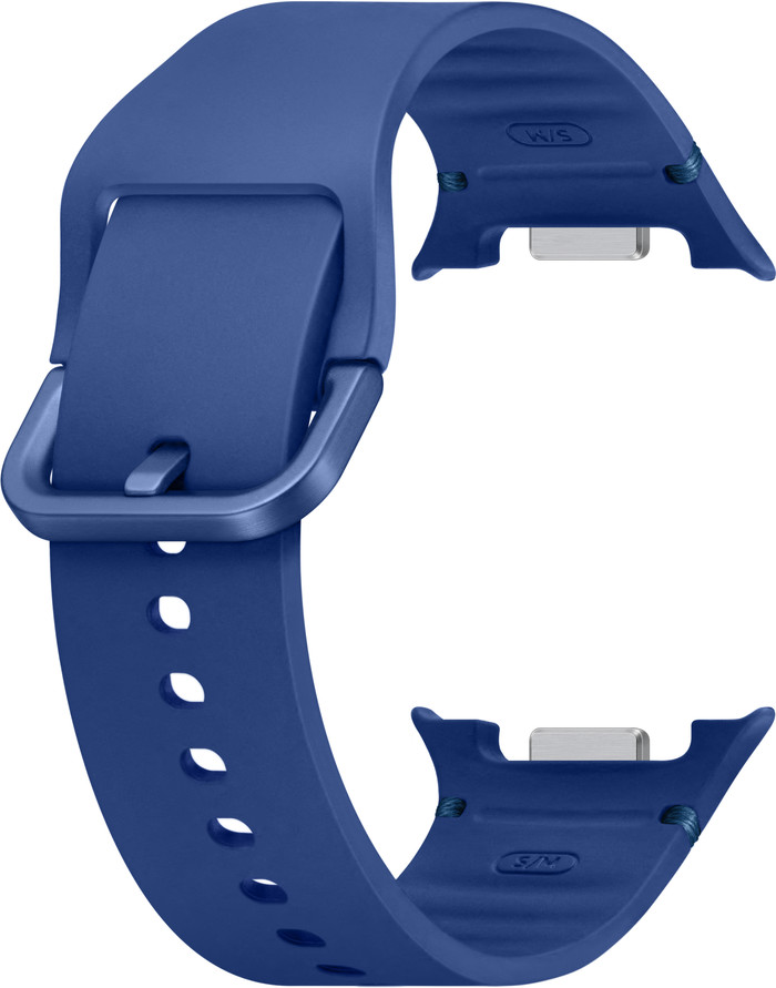 Samsung Galaxy Watch 8 Series Siliconen Sport Bandje Blauw S/M detail