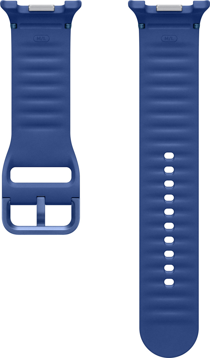 Samsung Galaxy Watch 8 Series Silicone Sport Band Blue M/L back