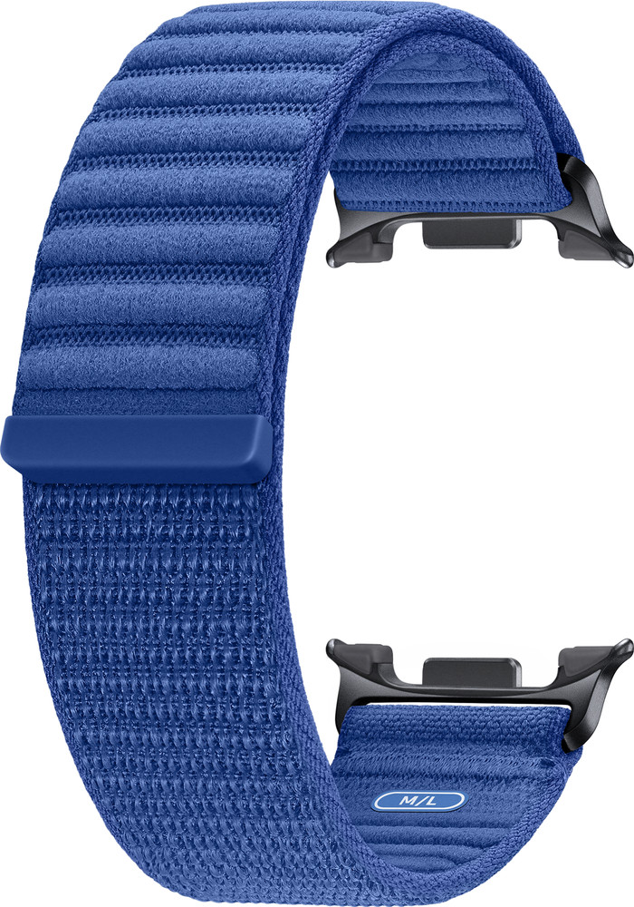Samsung Galaxy Watch 8 Series Nylon Bandje Blauw M/L detail
