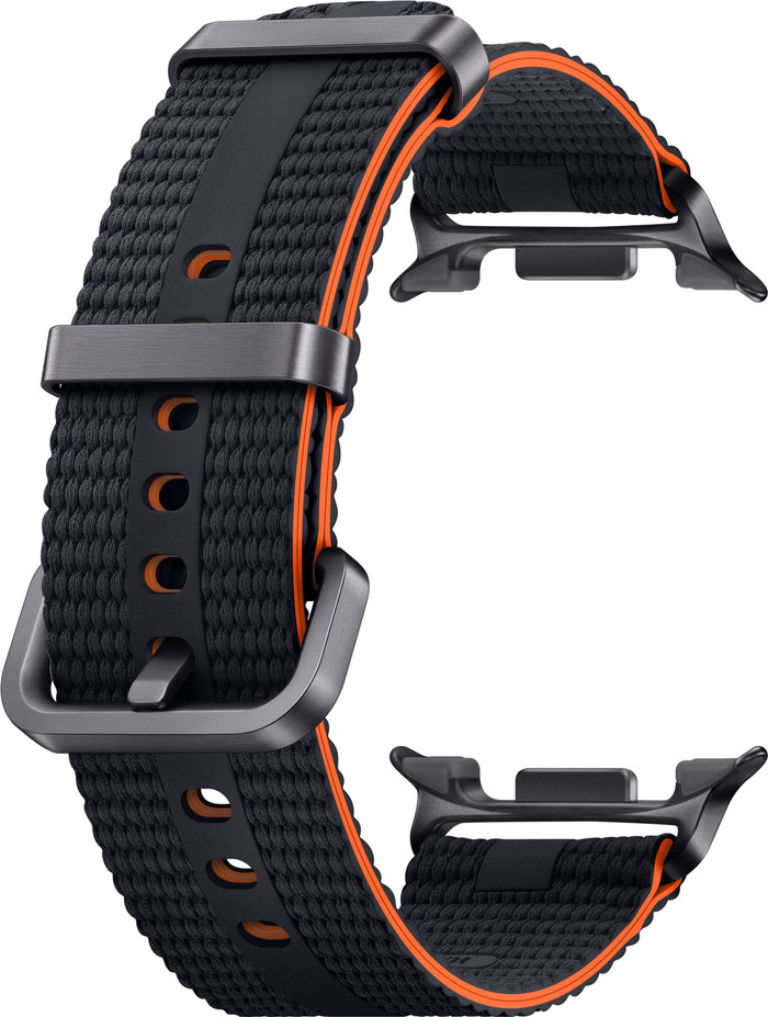 Samsung Galaxy Watch 8 Series Athleisure Bandje Donkergrijs S/M detail