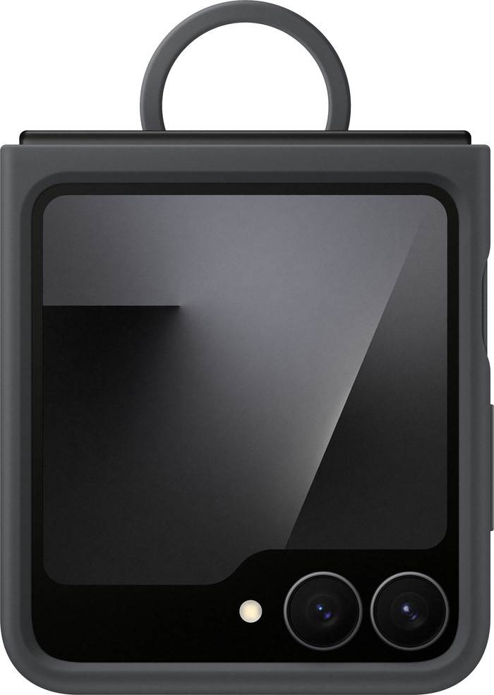 Samsung Galaxy Z Flip 7 FE Siliconen Back Cover Zwart onderkant