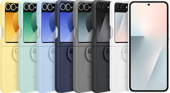 Samsung Galaxy Z Flip 7 FE Siliconen Back Cover Zwart visual leverancier