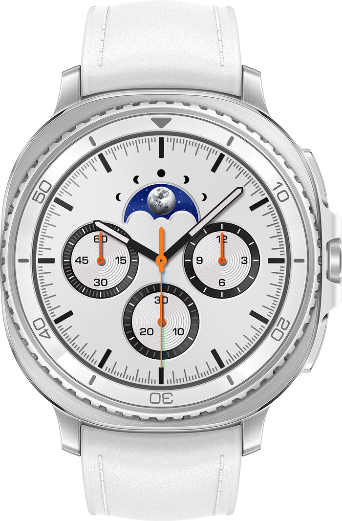 Samsung Galaxy Watch 8 Classic Wit 46mm voorkant