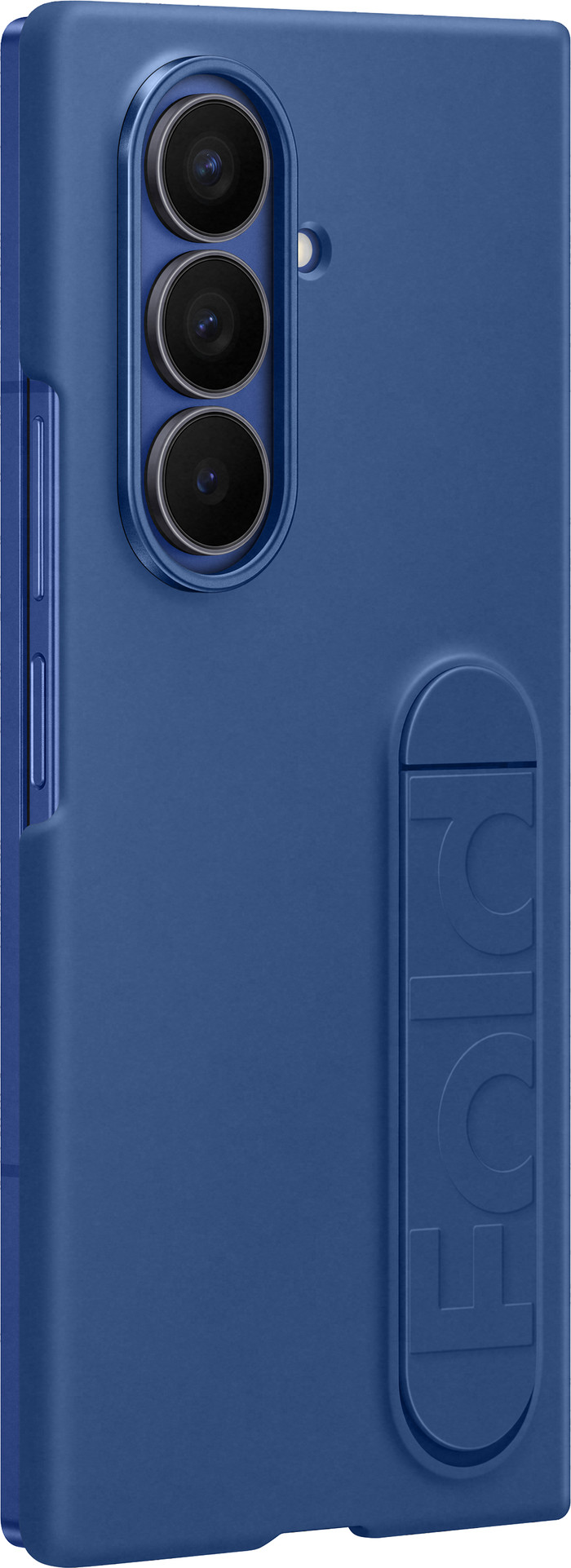 Samsung Galaxy Z Fold 7 Siliconen Back Cover Blauw linkerkant