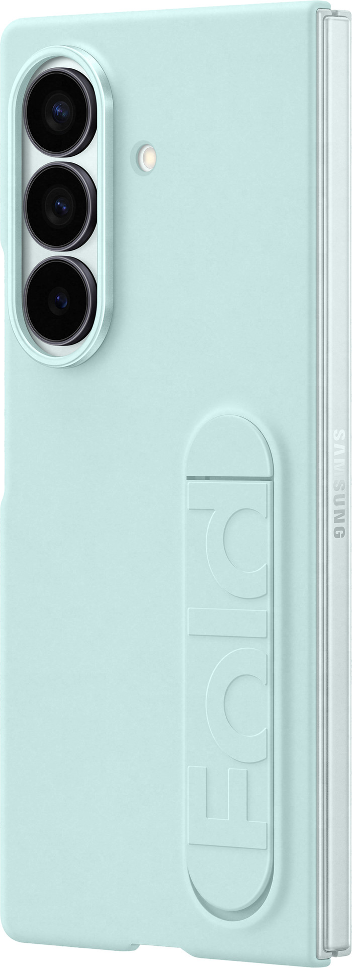 Samsung Galaxy Z Fold 7 Siliconen Back Cover Mint linkerkant