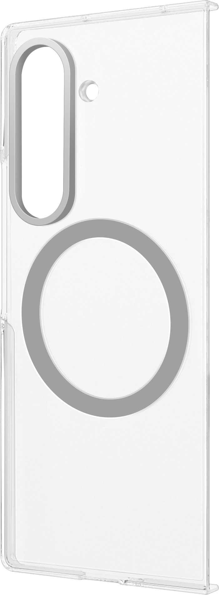 Samsung Galaxy Z Fold 7 Back Cover with Magnet Transparent right side