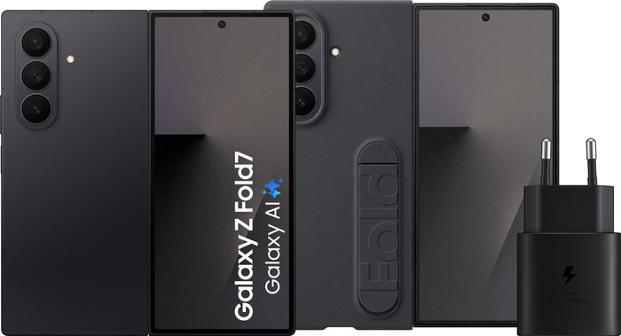 Samsung Galaxy Z Fold 7 256GB Black 5G + Accessory Pack Main Image