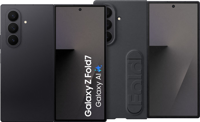 Samsung Galaxy Z Fold 7 256GB Zwart 5G + Samsung Siliconen Back Cover Zwart Main Image