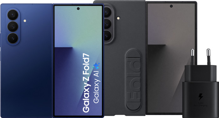 Samsung Galaxy Z Fold 7 512GB Blauw 5G + Accessoirepakket Main Image