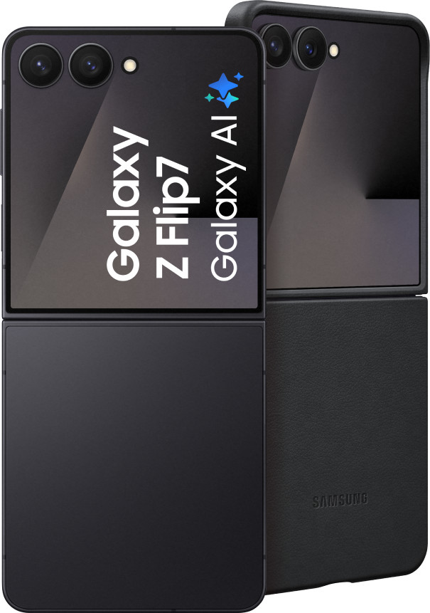 Samsung Galaxy Z Flip 7 256GB Zwart 5G + Samsung Kindsuit Back Cover Zwart Main Image
