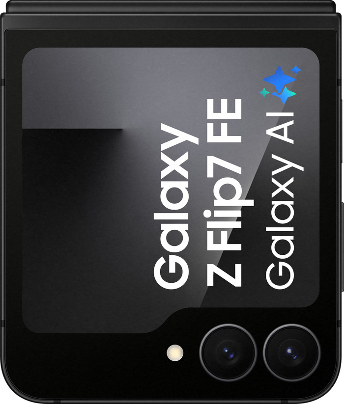 Samsung Galaxy Z Flip 7 FE 128GB Black 5G front