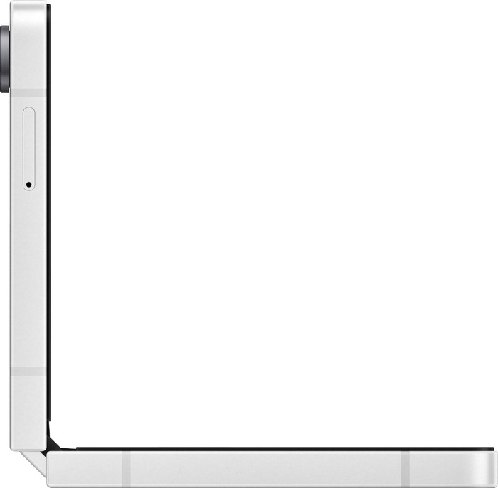 Samsung Galaxy Z Flip 7 FE 128GB Wit 5G linkerkant